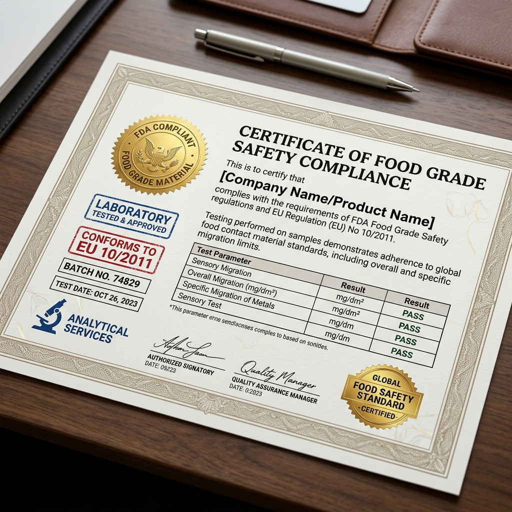 FDA Safety Certificate